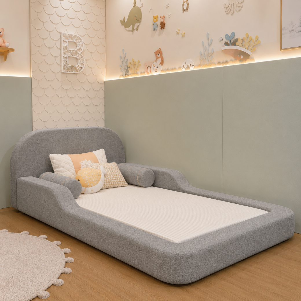 Cama Montessoriana de Espuma Solteiro com Colchão Incluso