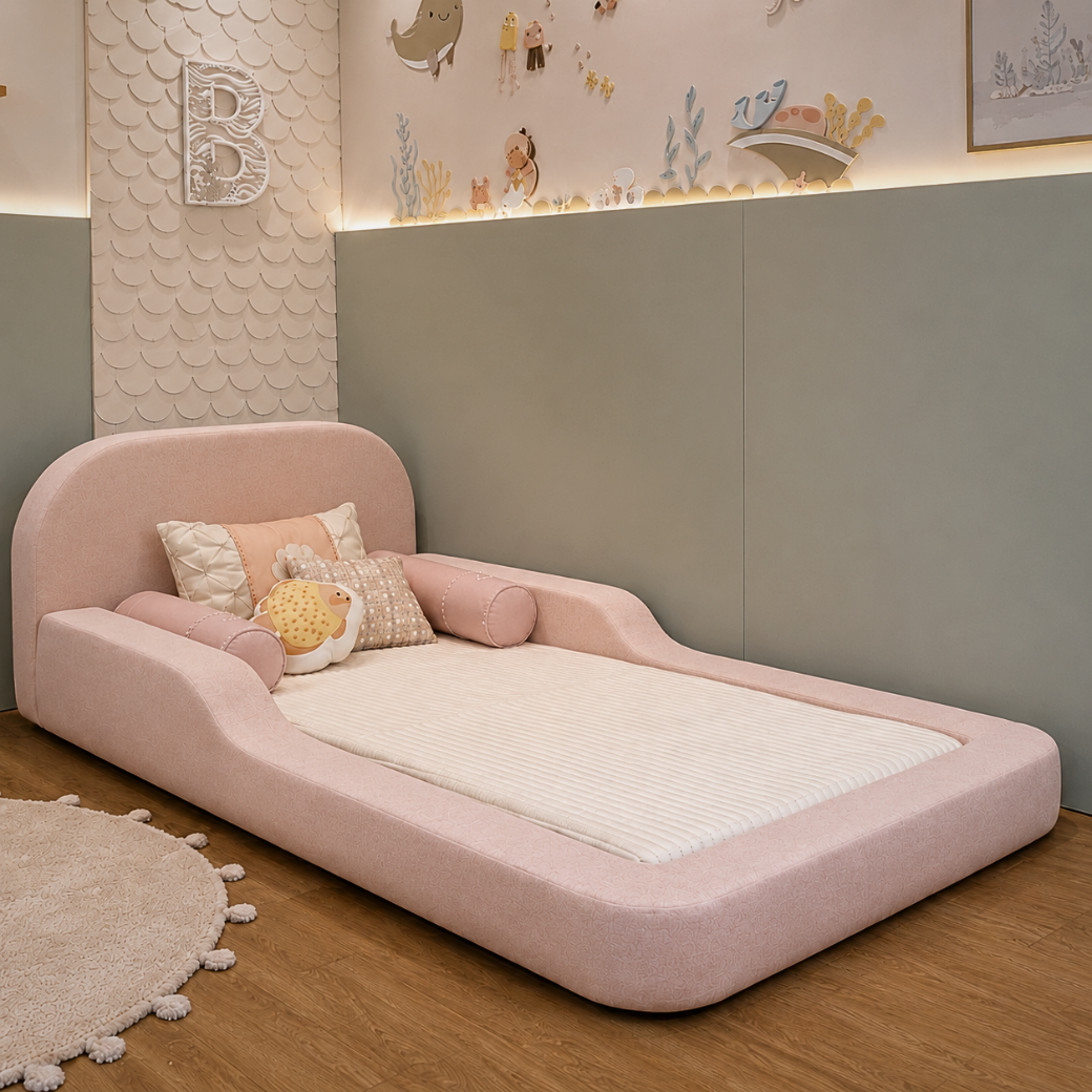 Cama Montessoriana de Espuma Solteiro com Colchão Incluso