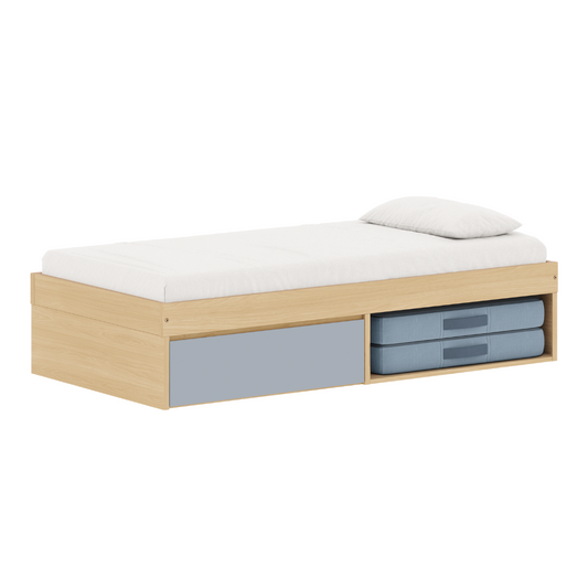 Cama Infantil Linha Play com Gaveta e Nicho Multifuncional