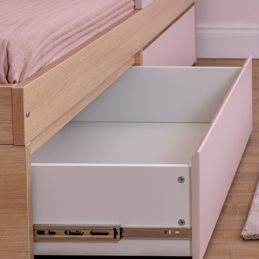 Cama Infantil Linha Play com Gavetas Amplas e 6 opções de cores