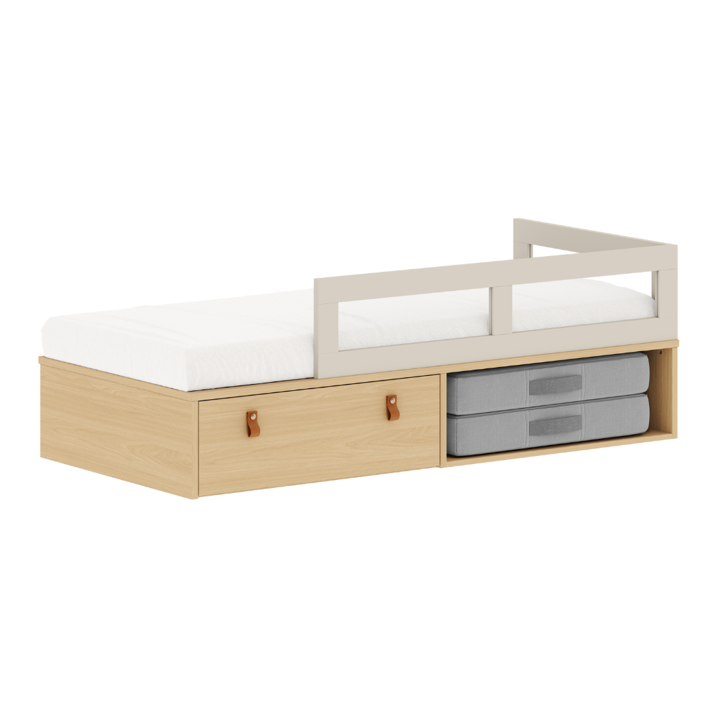Cama com Proteção Lateral e Gaveta Linha Join