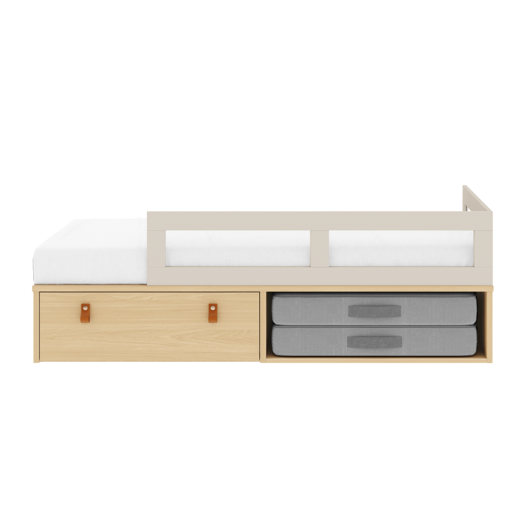 Cama com Proteção Lateral e Gaveta Linha Join