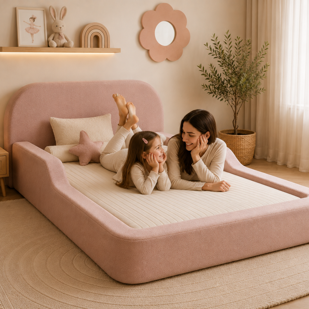 Cama Montessoriana de Espuma Solteiro com Colchão Incluso