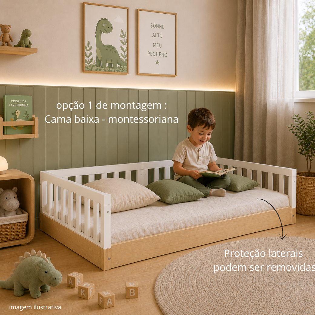 1° opção cama montessoriana Play 