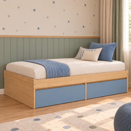 Cama Infantil Linha Play com Gavetas Amplas e 6 opções de cores