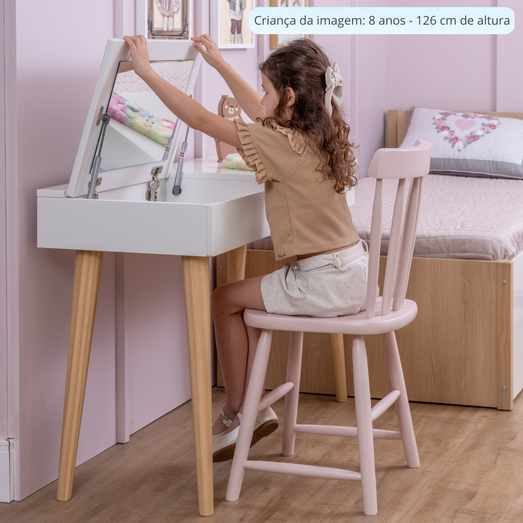 Cadeira de Madeira para Quarto Infantil