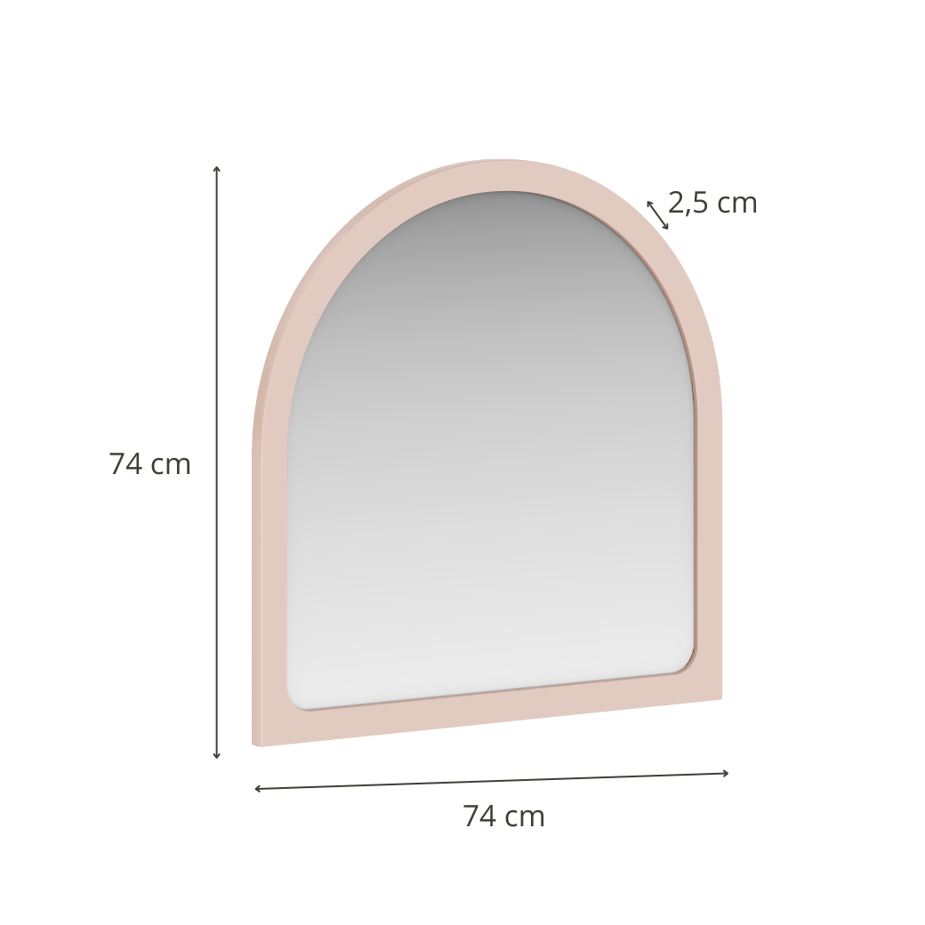Espelho Infantil em MDF Laqueado