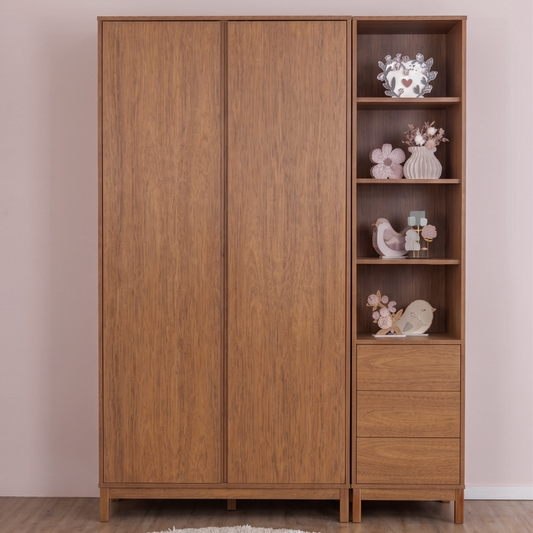 Guarda Roupa 2 Portas com Torre Organizadora | Linha Soley