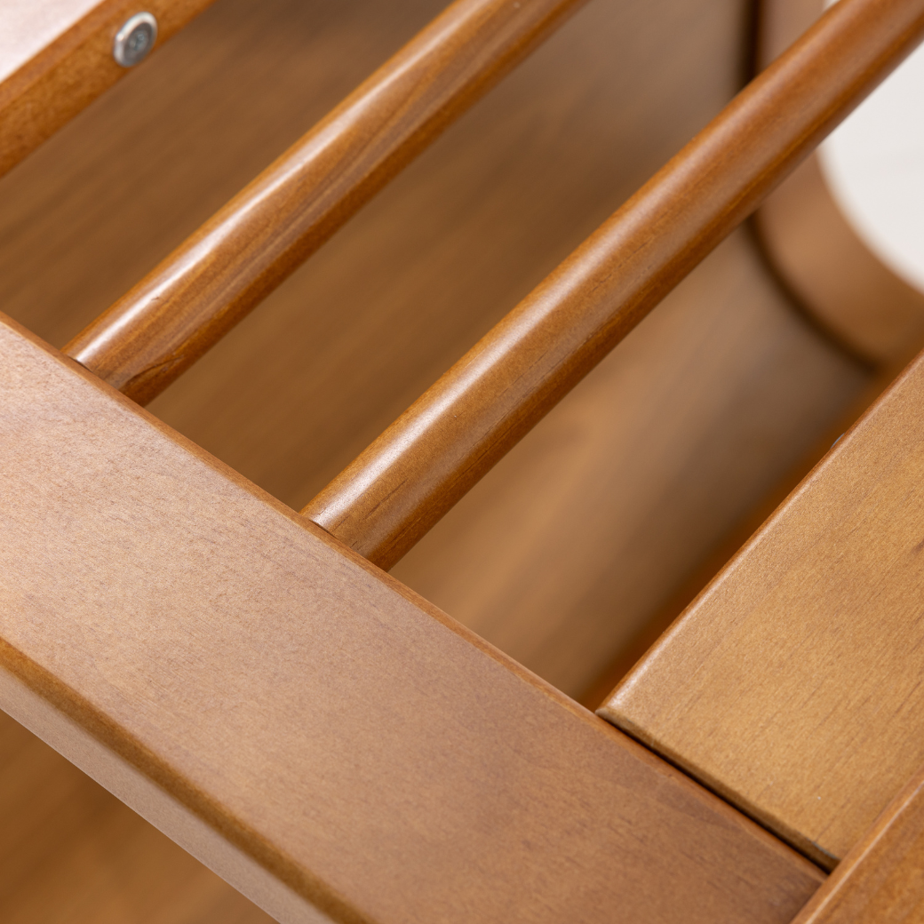 Berço 3 em 1 Paglia Nogueira com Palhinha Natural