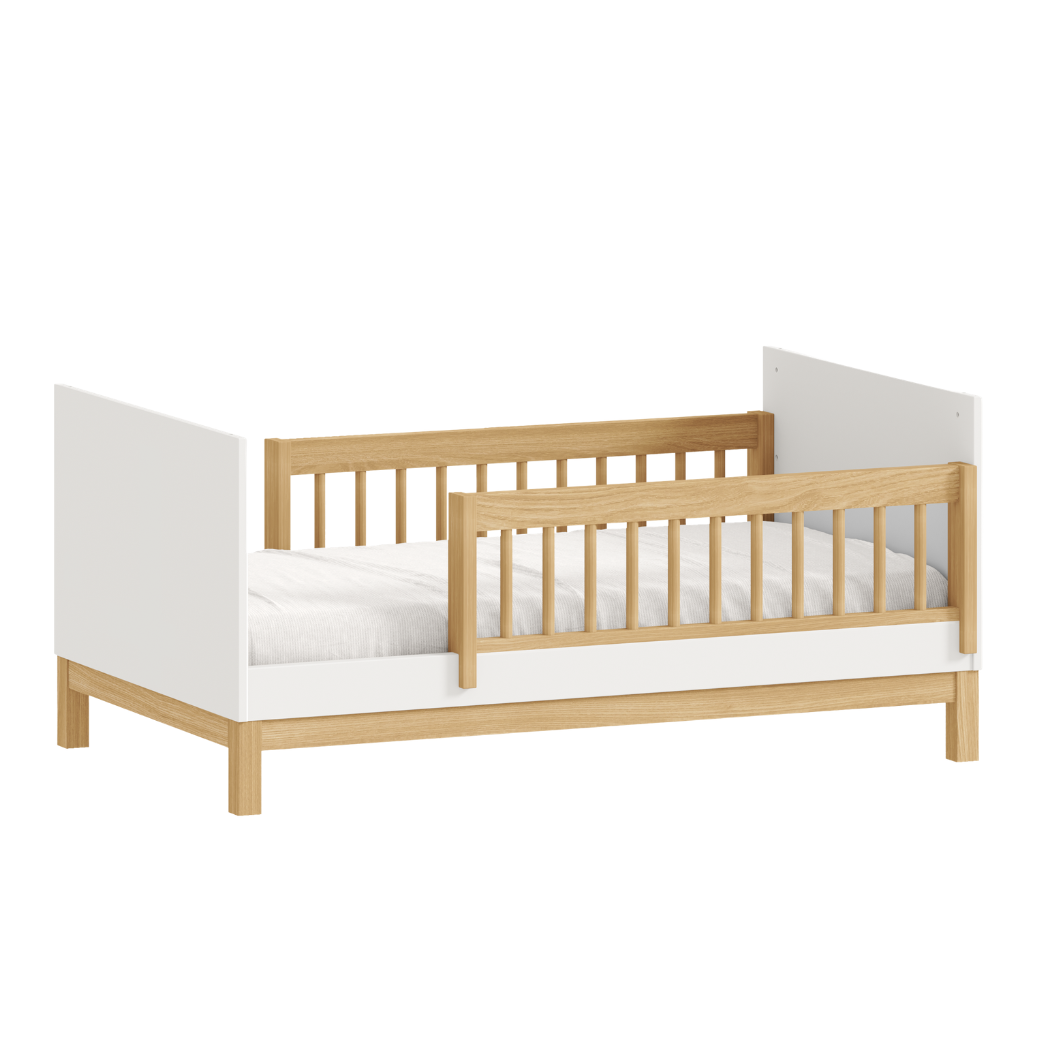 Mini Cama Infantil com Grades de Proteção