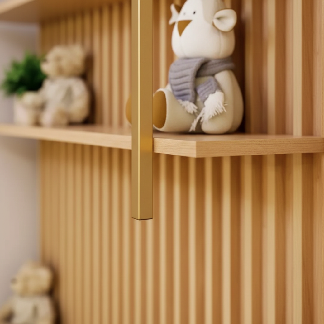 Prateleira de parede MDF Slim Linha Paglia