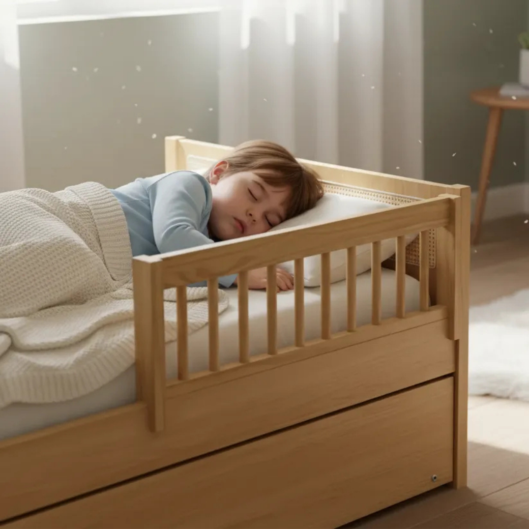 Proteção Lateral para Cama e Mini Cama Infantil – Madeira Maciça